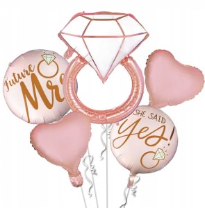 Zestaw balonów foliowych Wieczór Panieński Bride
