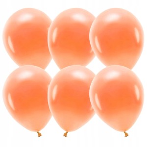 Balony pomarańczowe matowe pastelowe  5 cali 40 szt