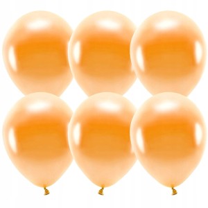 Balony pomarańczowe metaliczne orange 5 cali 40 szt