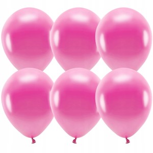 Balony różowe metaliczne fuksja urodziny 5 cali 40 x