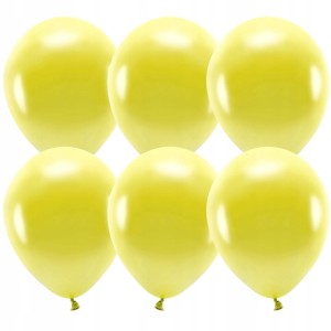 Balony metalizowane żółte  5 cali 40 szt