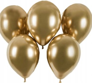 Balony shiny złotechromowane  100x