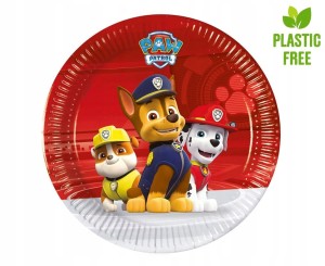 Talerzyki papierowe Psi Paw Patrol  20cm 8 x