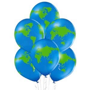 Balony kula ziemska 6 szt