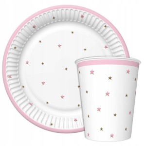 Zestaw Baby Shower kKubk talerzeziny 1-99