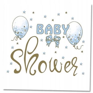 Serwetki papierowe Baby shower Chłopiec