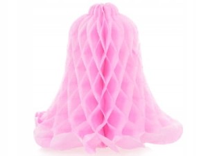 Dzwonek z bibuły dekoracja papierowa 28 cm