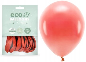 Balony Eco pastelowe koralowe  10szt