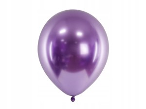 Balony Glossy chromowane fioletowe  20szt