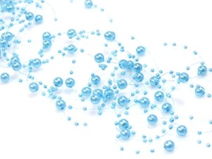 Girlanda perłowa błękitna