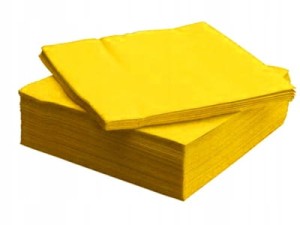 Serwetki trójwarstwowe żółte 20 szt.