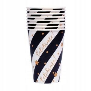 Kubeczki papierowe Celebrate w gwiazdki 8 szt