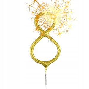 Zimne ognie cyfra "8" 1 szt.