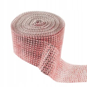 Taśma ozdobna kryształki diamentowa 6cm.