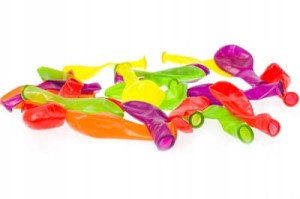 Balony neonowe kolorowe mix 5szt