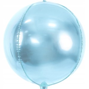 Balon foliowy kula błękitny 40cm