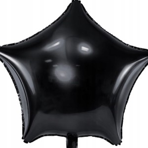 Balon foliowy gwiazda czarna
