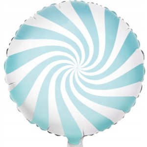 Balon foliowy cukierek niebieski