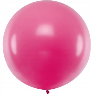 Balon pastel okrągły różowy 100cm
