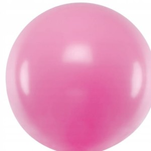 Balon okrągły fuksja różowy 60 cm