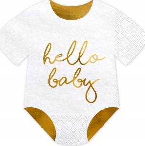Serwetki śpioszki Hello Baby  20szt