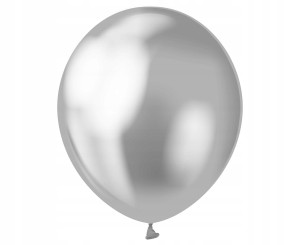Balony lateksowe platynowe srebrne 30cm 7szt