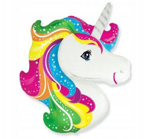 Balon foliowy jednorożec, 61 cm.