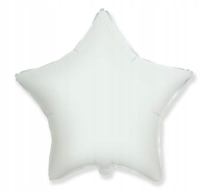 Balon foliowy gwiazda biała