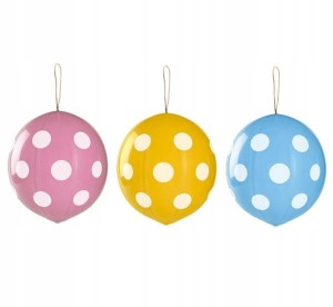 Balony piłki w kropki 3x