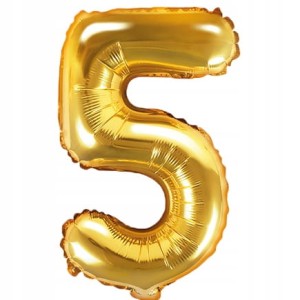Balon foliowy liczba 5,35cm