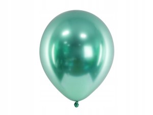 Balony glossy butelkowa zieleń 20 szt
