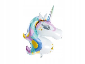 Balon foliowy  jednorożec , 73 x 90 cm.