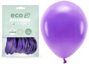 Balony pastelowe Eco fioletowe  10szt