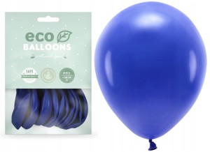 Balony Eco pastelowe granatowe  10szt