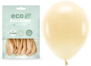 Balony Eco pastelowe jasno brzoskwiniowe