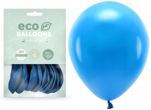 Balony Eco pastelowe niebieskie  10szt