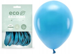 Balony Eco pastelowe turkusowe 10