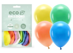 Balony Eco pastelowe kolorowe mix 10szt