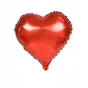 Balon foliowy serce czerwony 45cm