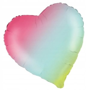 Balon foliowy kolorowy tęczowy  45 cm