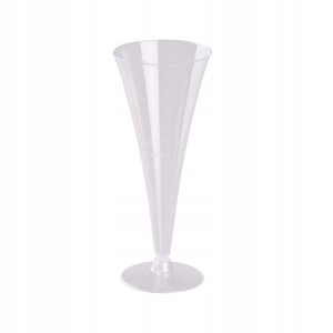 Kieliszki jednorazowe plastikowe do szampana 150ml