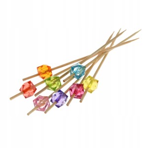 Szpilki do koreczków z kryształkami  24x