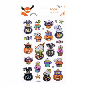 Metalizowane naklejki Halloween