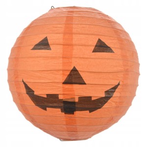 Pomarańczowy lampion dynia Halloween 20cm