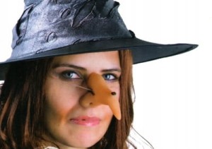 Sztuczny nos czarownicy silikonowy