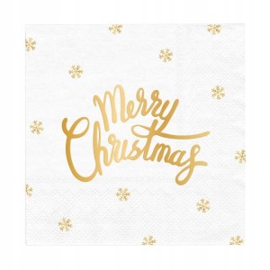 Serwetki świąteczne Merry Christmas 10x