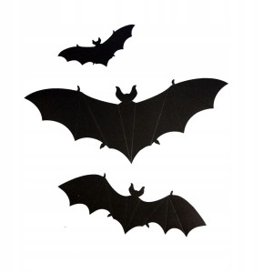 Skrzydła ścienne dekoracja samoprzylepna nietoperz