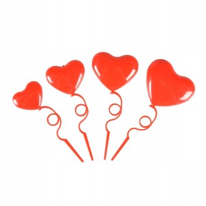 Serca na patyczkach pikery serduszka  4 szt
