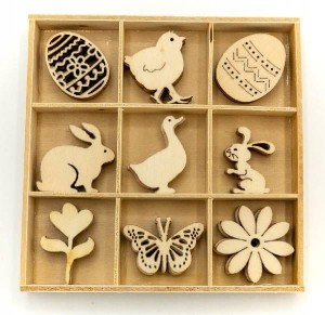 Drewniane zawieszki drewnokształty