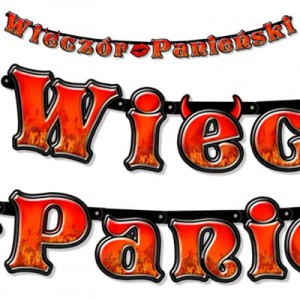 Baner girlanda na Wieczór Panieński 235 cm